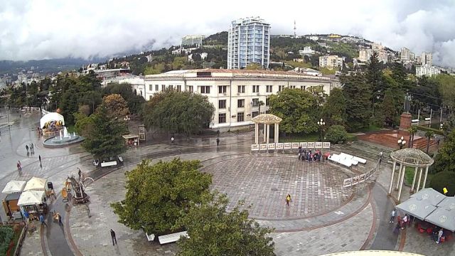 Lenin Square in Yalta city, Crimea