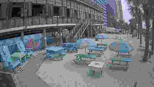 RipTydz Oceanfront Grille & Rooftop Bar (open air area) in Myrtle Beach, SC, USA