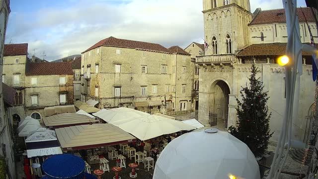 Trogir square - Cathedral of St. Lawrence, Croatia