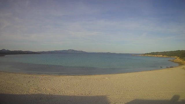 Cala Sabina beach on an island in Sardinia