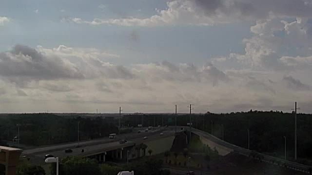 Overpass view from Ford Veterans Auto Dealership in Tampa сity, Florida USA