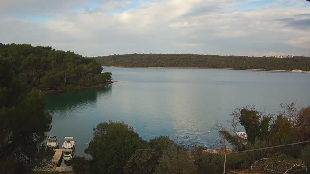 The fishing village of Banjole near the town of Pula