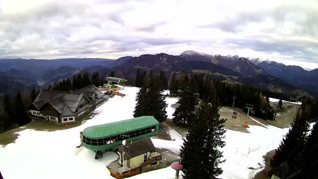 Ski resort Cerkno (funicular station), Slovenia