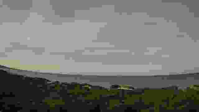 View of the Gulf of Asinara from the shore of Platamona, Sardinia island