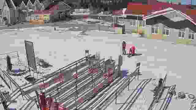 Ski resort Gora Belaya in Uralets village, Sverdlovsk region, Russia