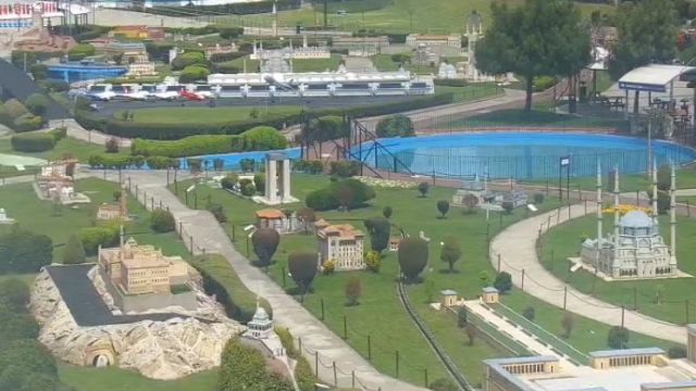 Miniature Park Miniaturk in Istanbul city, T&uuml;rkiye