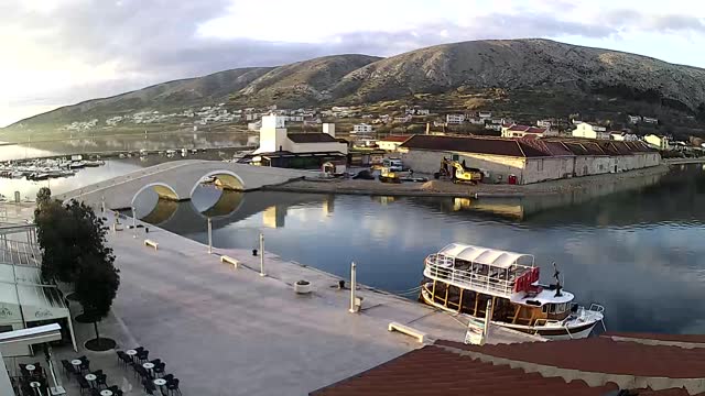Katine Bridge on Pag Island, Croatia