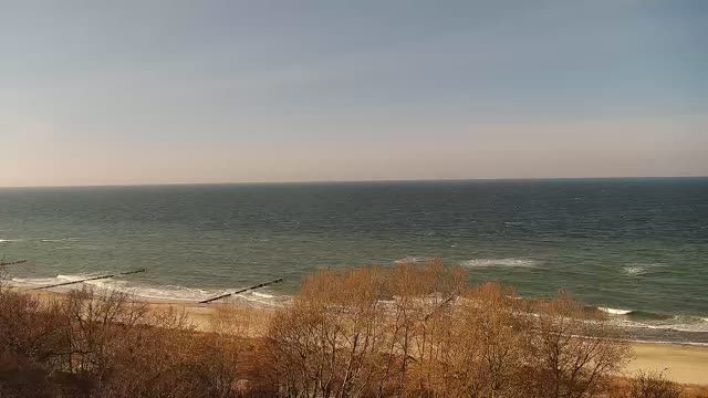Panoramic view from Upstalsboom Hotelresidenz & SPA in K&uuml;hlungsborn town, Germany