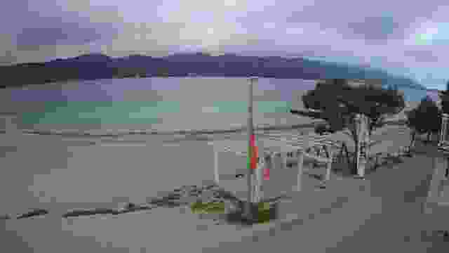 Windsurfing beach in the village of Viganj on the Pelješac peninsula, Croatia