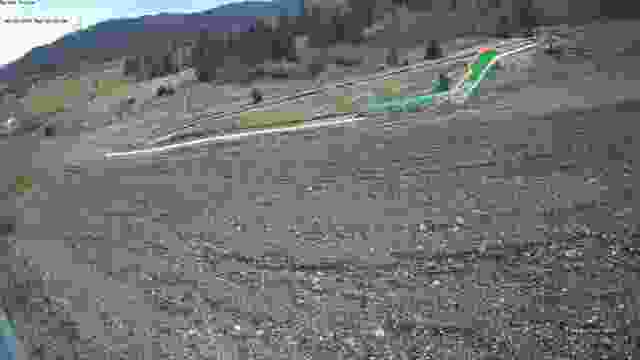 Toboggan run in Fuzhine, Croatia