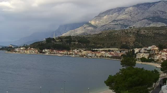 The resort village of Podgora in Croatia