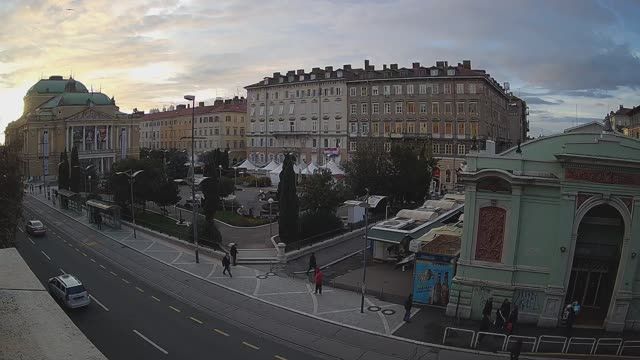 Theatre Park in Rijeka, Croatia