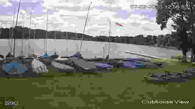 Shropshire Sailing Club at White Mere Lake in Ellesmere, England, UK