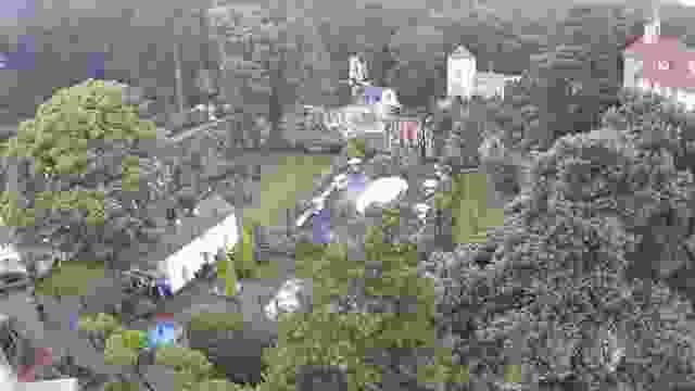 Portmeirion tourist village, North Wales, UK