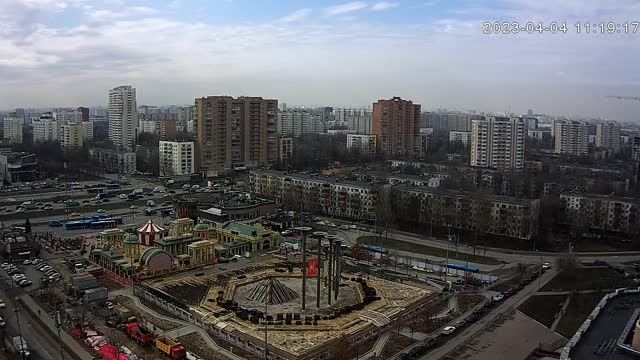 Glory Square in Moscow city, Russia (cam #2)