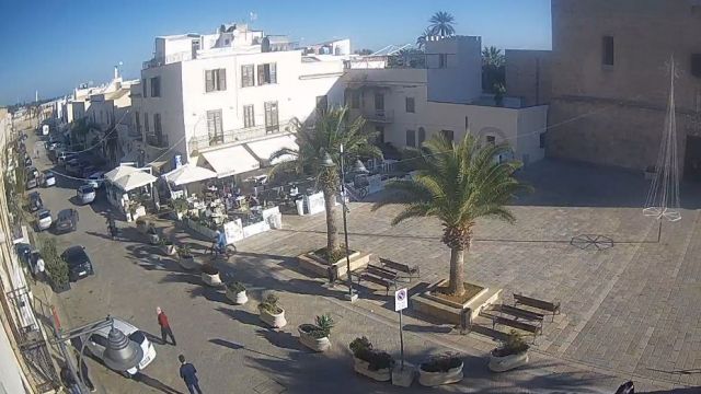 Sanctuary Square in San Vito lo Capo commune, Italy