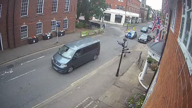 South street near Farnham Town Council, England, UK