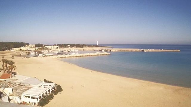 San Vito lo Capo beach on the coast of the Tyrrhenian Sea, Italy