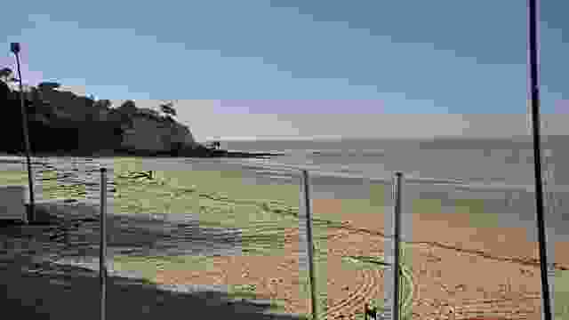 De Nons beach in Mescher-sur-Gironde town, France