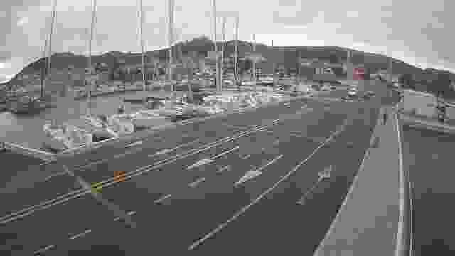 Ferry in Tkon village on Pasman island, Croatia (cam #2)