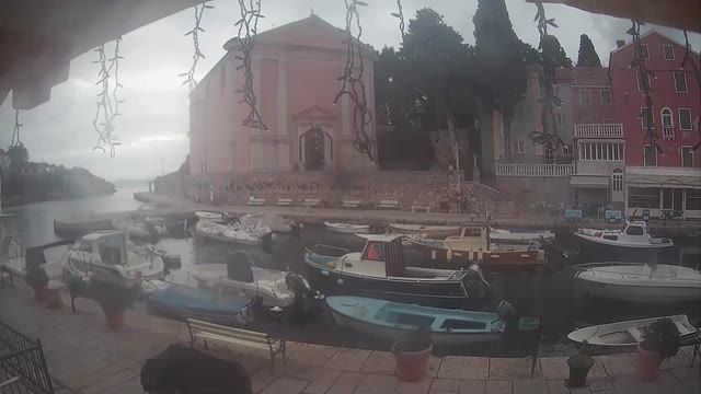 Harbor and bay of Veli Losinj in Croatia (cam #3)