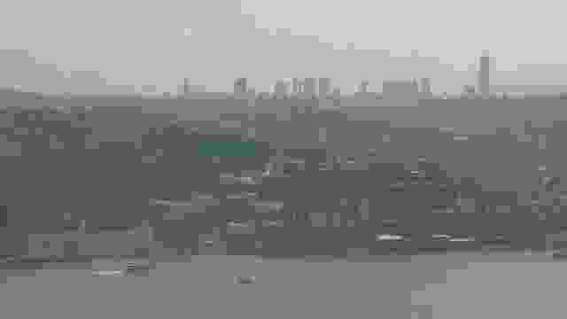 Panoramic camera on the coastline of Istanbul city, Türkiye