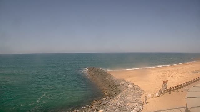 Prévent beach in Capbreton town, France