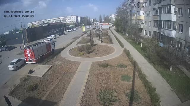 Oktyabrskaya street in Srednyaya Akhtuba village, Russia