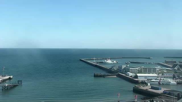 Coastline and jetty of Helgoland archipelago, Germany