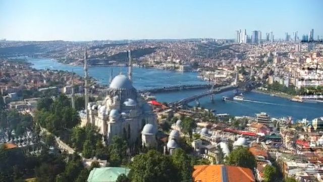 Beyazit Tower, view of the city of Istanbul, T&uuml;rkiye (cam #2)