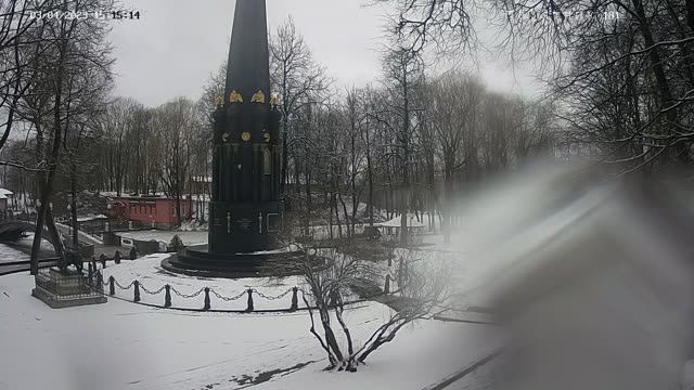Monument to the defenders of Smolensk in Lopatinsky garden in Smolensk city, Russia (cam #2)