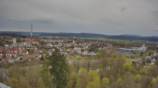 Overview panorama of Rottweil city, Germany (cam #2)
