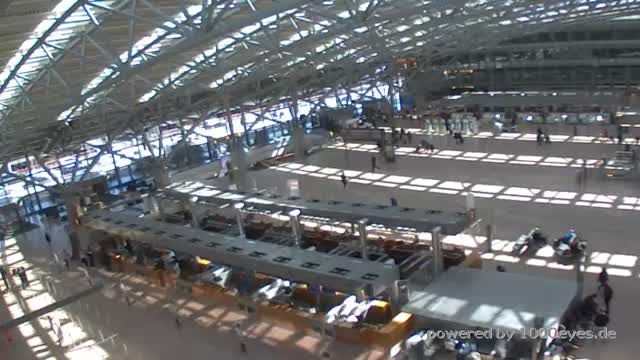 Terminal 1 at Hamburg Airport, Germany