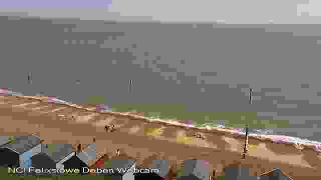 Felixstowe coastline, England, UK