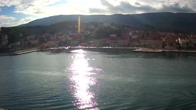 Coast of Jelsa city on the Hvar island