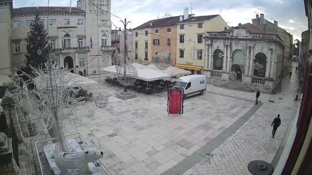 People's Square in Zadar city, Croatia