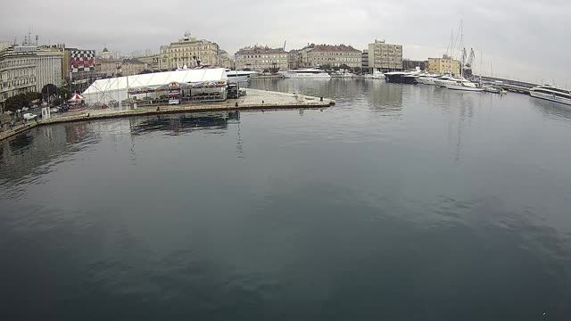 Botel Marina on the pier in Rijeka city, Croatia