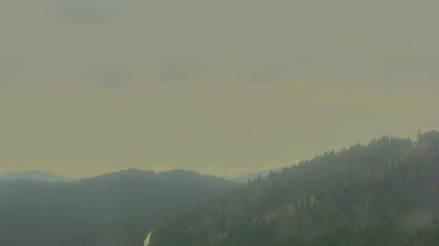 Ski resort Bukovel in the Carpathians (chair lift station 7), Ukraine