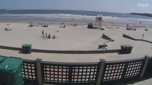 Easton Beach in Newport, RI, USA