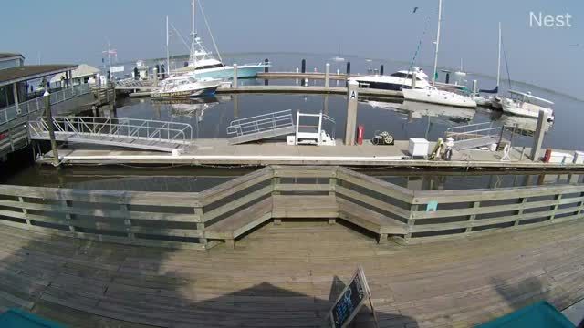 Fernandina Harbor in Fernandina Beach, FL, USA