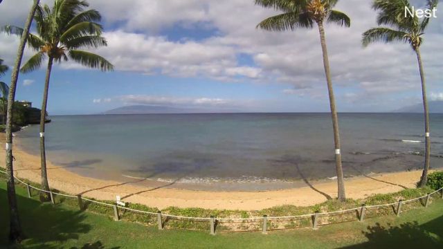 Beach near Kahana Village on Maui island, HI, USA