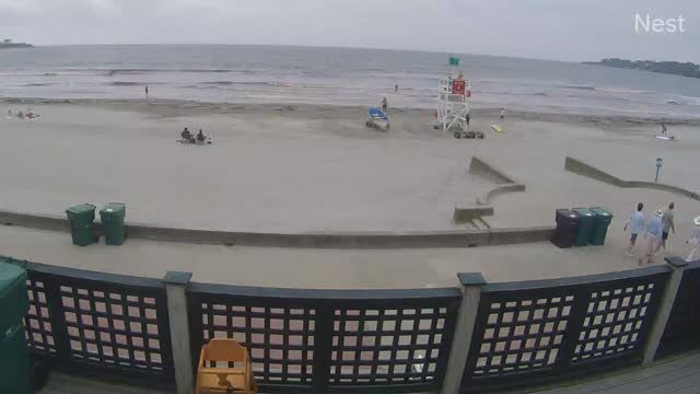 Easton Beach в Newport, RI, USA