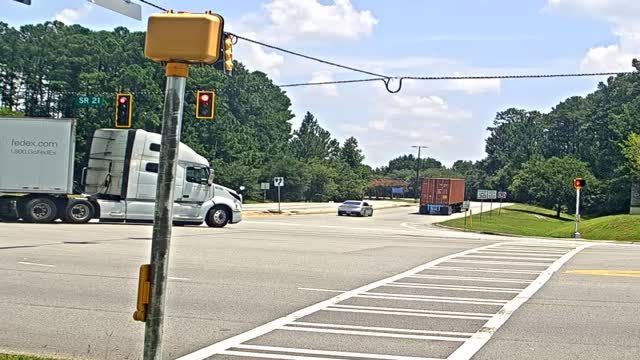 Savannah Harbor parkway in Savannah, GA, USA