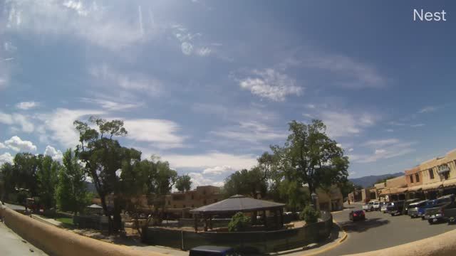 Square near Taos Plaza, NM, USA