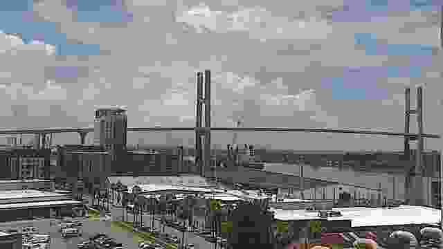 Talmadge Memorial Bridge in Savannah, GA, USA