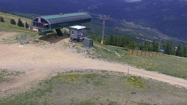 Chairlift on Copper Mountain in Frisco, CO, USA (cam #2)