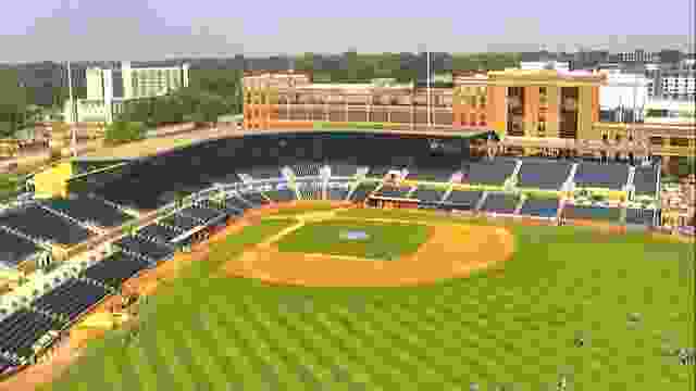 Durham Bulls Athletic Park in Durham, NC, USA