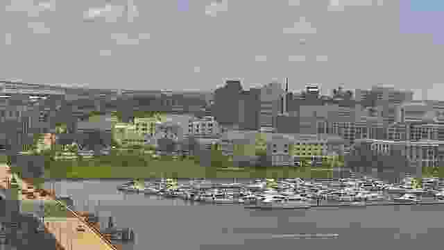 Allen Legare Bridge and Marina in Charleston, SC, USA