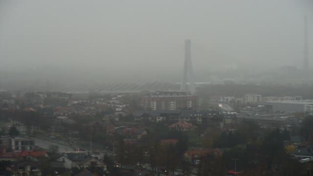 Tadeusza Mazowiecki Bridge in Rzeszow, Poland