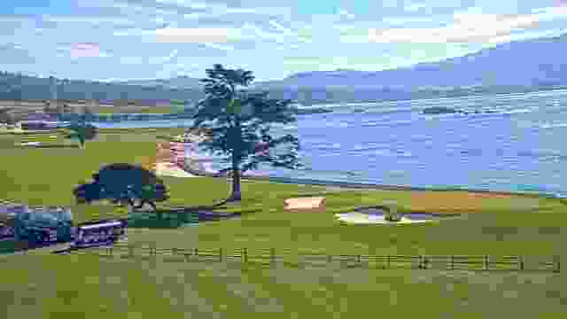 The 18th Green at Pebble Beach Golf Links, CA, USA